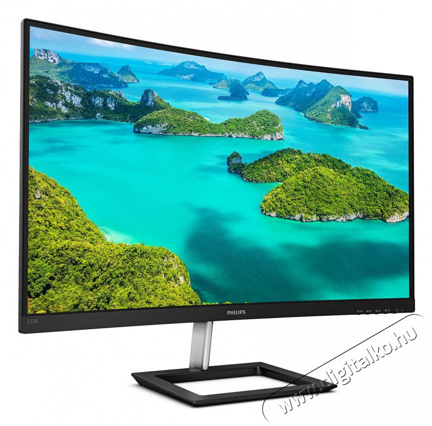 PHILIPS &Iacute;velt VA monitor FHD 27'' (272E1CA/00) Iroda &eacute;s sz&aacute;m&iacute;t&aacute;stechnika - Monitor - Monitor - 488314