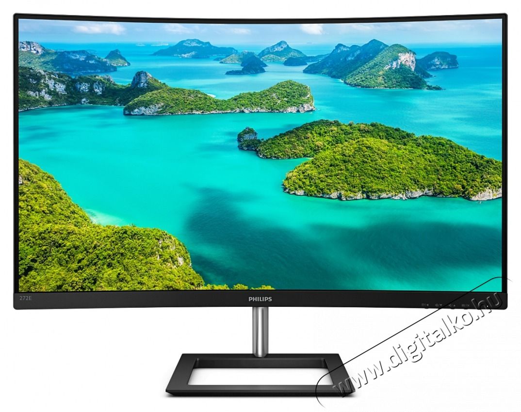 PHILIPS &Iacute;velt VA monitor FHD 27'' (272E1CA/00) Iroda &eacute;s sz&aacute;m&iacute;t&aacute;stechnika - Monitor - Monitor - 488314