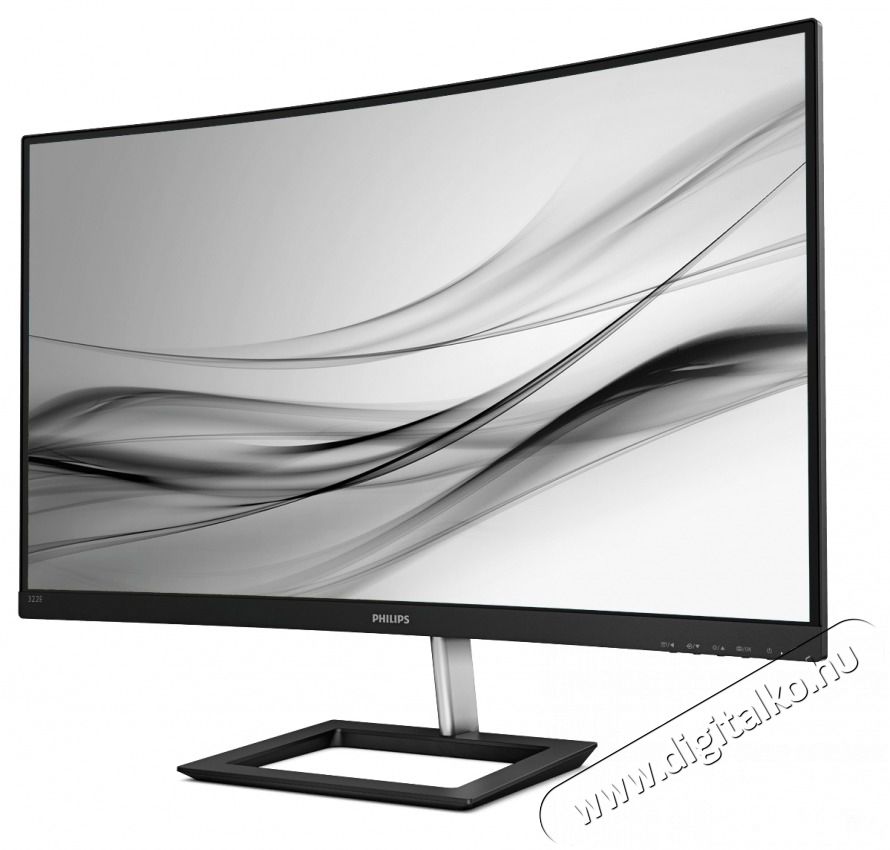 PHILIPS &Iacute;velt VA monitor 31.5 322E1C, 1920x1080, 16:9, 250cd/m2, 4ms, VGA/HDMI/DisplayPort Iroda &eacute;s sz&aacute;m&iacute;t&aacute;stechnika - Monitor - Monitor - 487284