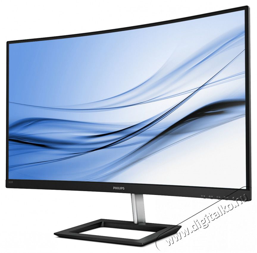 PHILIPS &Iacute;velt VA monitor 31.5 322E1C, 1920x1080, 16:9, 250cd/m2, 4ms, VGA/HDMI/DisplayPort Iroda &eacute;s sz&aacute;m&iacute;t&aacute;stechnika - Monitor - Monitor - 487284