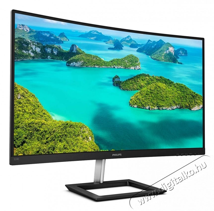 PHILIPS &Iacute;velt VA monitor 31.5 328E1CA, 3840x2160, 16:9, 250cd/m2, 4ms, 2xHDMI/DisplayPort, hangsz&oacute;r&oacute; Iroda &eacute;s sz&aacute;m&iacute;t&aacute;stechnika - Monitor - Monitor - 488193