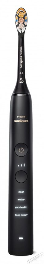 PHILIPS HX9911/17 Sonicare DiamondClean 9000 sz&oacute;nikus elektromos fogkefe, t&ouml;ltős tokkal &eacute;s poh&aacute;rt&ouml;ltővel Sz&eacute;ps&eacute;g&aacute;pol&aacute;s / Eg&eacute;szs&eacute;g - Sz&aacute;j / fog &aacute;pol&aacute;s - Elektromos fogkefe - 496009