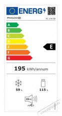 Philco PC 174 EW Kombin&aacute;lt Hűtőszekr&eacute;ny Konyhai term&eacute;kek - Hűtő, fagyaszt&oacute; (szabadon&aacute;ll&oacute;) - Alulfagyaszt&oacute;s kombin&aacute;lt hűtő - 499597