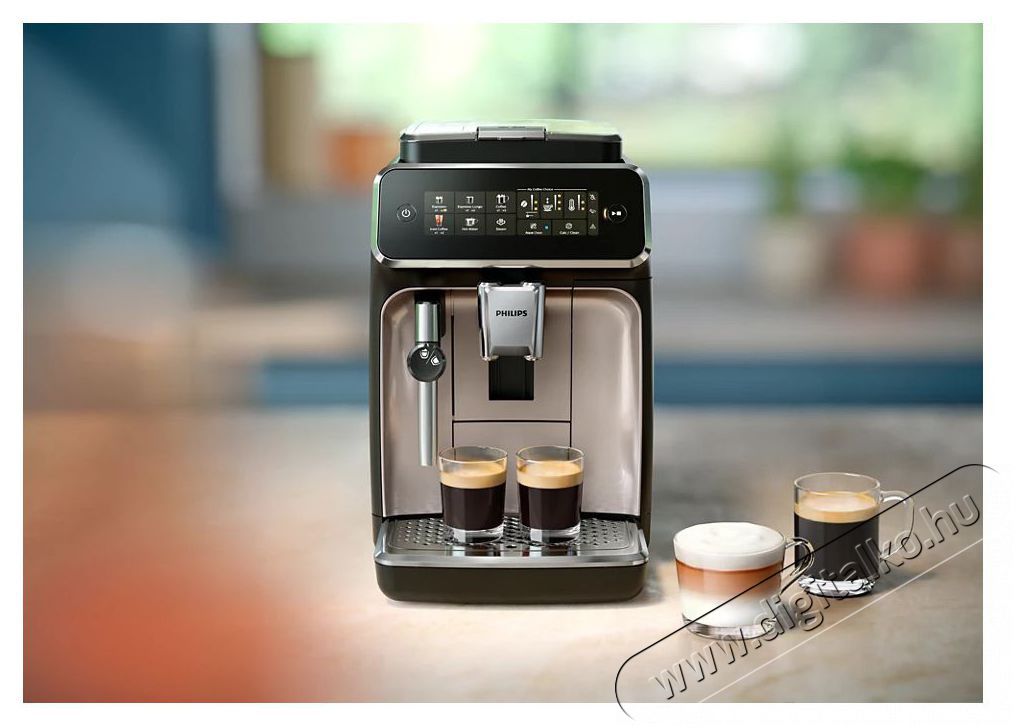 PHILIPS Series 3300 Panarello Plus EP3324/40 automata k&aacute;v&eacute;főző Konyhai term&eacute;kek - K&aacute;v&eacute;főző / k&aacute;v&eacute;&ouml;rlő / kieg&eacute;sz&iacute;tő - Automata k&aacute;v&eacute;főző - 499702