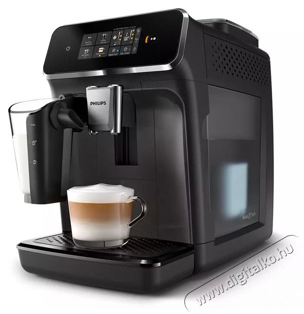 PHILIPS EP2334/10 2300 LatteGo tejhabos&iacute;t&oacute;val fekete automata k&aacute;v&eacute;főző Konyhai term&eacute;kek - K&aacute;v&eacute;főző / k&aacute;v&eacute;&ouml;rlő / kieg&eacute;sz&iacute;tő - Automata k&aacute;v&eacute;főző - 500209
