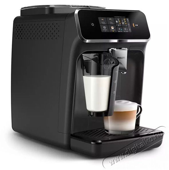 PHILIPS EP2334/10 2300 LatteGo tejhabos&iacute;t&oacute;val fekete automata k&aacute;v&eacute;főző Konyhai term&eacute;kek - K&aacute;v&eacute;főző / k&aacute;v&eacute;&ouml;rlő / kieg&eacute;sz&iacute;tő - Automata k&aacute;v&eacute;főző - 500209