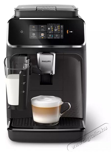PHILIPS EP2334/10 2300 LatteGo tejhabos&iacute;t&oacute;val fekete automata k&aacute;v&eacute;főző Konyhai term&eacute;kek - K&aacute;v&eacute;főző / k&aacute;v&eacute;&ouml;rlő / kieg&eacute;sz&iacute;tő - Automata k&aacute;v&eacute;főző - 500209