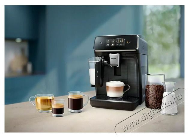 PHILIPS EP2334/10 2300 LatteGo tejhabos&iacute;t&oacute;val fekete automata k&aacute;v&eacute;főző Konyhai term&eacute;kek - K&aacute;v&eacute;főző / k&aacute;v&eacute;&ouml;rlő / kieg&eacute;sz&iacute;tő - Automata k&aacute;v&eacute;főző - 500209