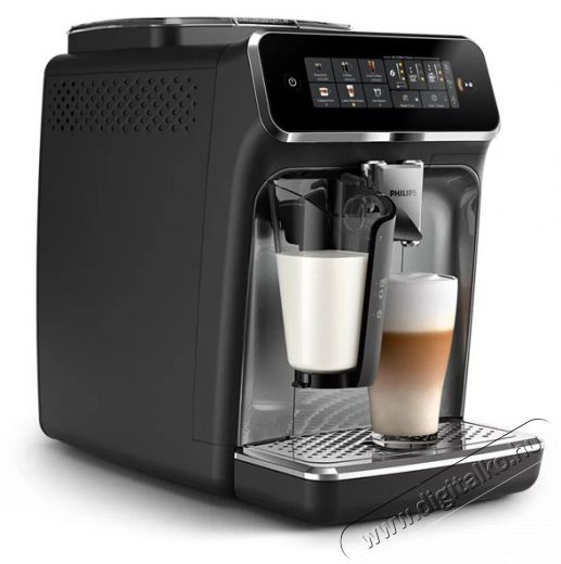PHILIPS EP3349/70 3300 LatteGo tejhabos&iacute;t&oacute;val fekete automata k&aacute;v&eacute;főző Konyhai term&eacute;kek - K&aacute;v&eacute;főző / k&aacute;v&eacute;&ouml;rlő / kieg&eacute;sz&iacute;tő - Automata k&aacute;v&eacute;főző - 500211