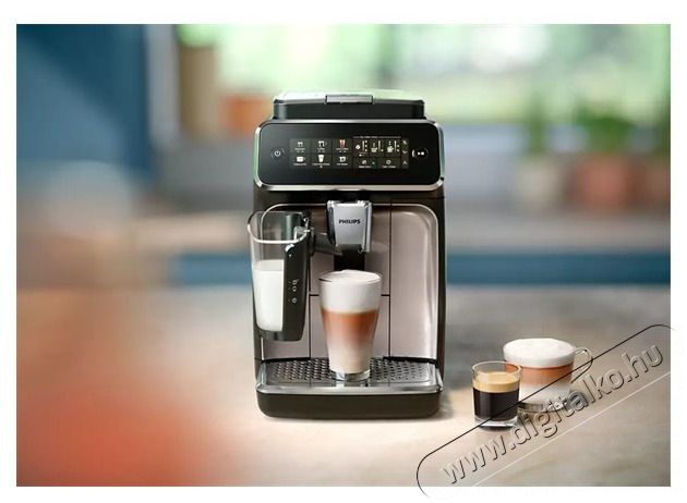 PHILIPS EP3349/70 3300 LatteGo tejhabos&iacute;t&oacute;val fekete automata k&aacute;v&eacute;főző Konyhai term&eacute;kek - K&aacute;v&eacute;főző / k&aacute;v&eacute;&ouml;rlő / kieg&eacute;sz&iacute;tő - Automata k&aacute;v&eacute;főző - 500211
