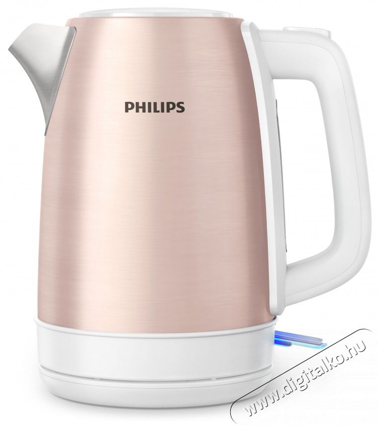 PHILIPS HD9350/96 Viva Collection 1,7L-es r&oacute;zsaarany-feh&eacute;r v&iacute;zforral&oacute; Konyhai term&eacute;kek - V&iacute;zforral&oacute; / teafőző - 501132