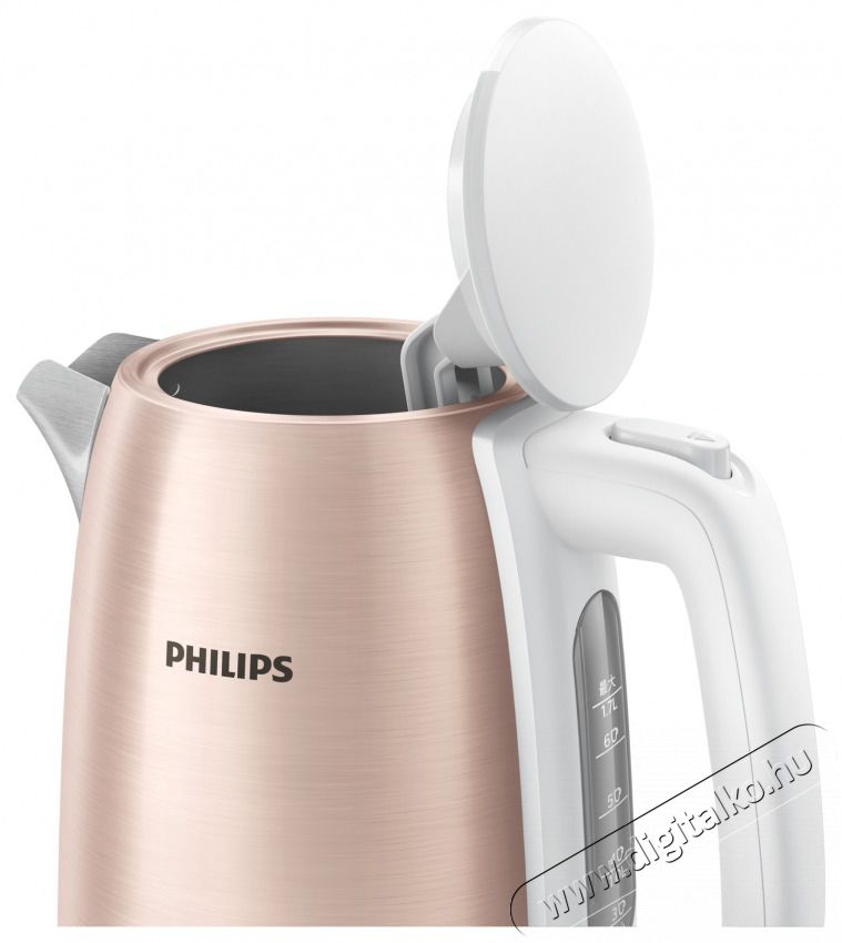 PHILIPS HD9350/96 Viva Collection 1,7L-es r&oacute;zsaarany-feh&eacute;r v&iacute;zforral&oacute; Konyhai term&eacute;kek - V&iacute;zforral&oacute; / teafőző - 501132