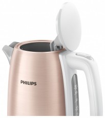 PHILIPS HD9350/96 Viva Collection 1,7L-es r&oacute;zsaarany-feh&eacute;r v&iacute;zforral&oacute; Konyhai term&eacute;kek - V&iacute;zforral&oacute; / teafőző - 501132