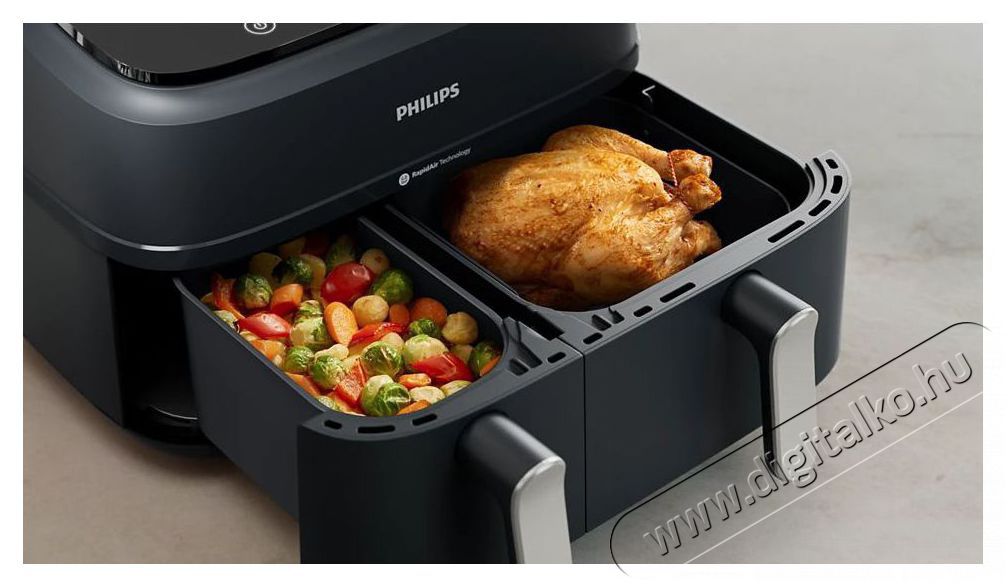 PHILIPS NA351/00 Series 3000 Airfryer Konyhai term&eacute;kek - Konyhai kisg&eacute;p (s&uuml;t&eacute;s / főz&eacute;s / hűt&eacute;s / &eacute;telk&eacute;sz&iacute;t&eacute;s) - L&eacute;gkever&eacute;ses főzőg&eacute;p / elektromos kukta / multifunkci&oacute;s s&uuml;tő - 501320