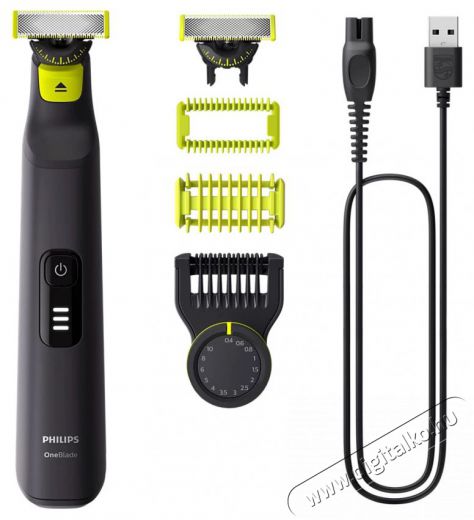 PHILIPS OneBlade Pro 360 QP6542/15 hibrid borotva (QP6542/15) Sz&eacute;ps&eacute;g&aacute;pol&aacute;s / Eg&eacute;szs&eacute;g - Szőrtelen&iacute;tő / borotva - F&eacute;rfi borotva - 501385