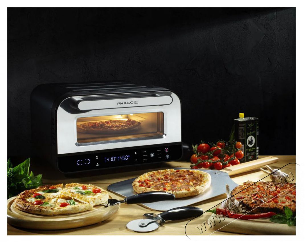 Philco PHPO 3170 Pizza s&uuml;tő Konyhai term&eacute;kek - Konyhai kisg&eacute;p (s&uuml;t&eacute;s / főz&eacute;s / hűt&eacute;s / &eacute;telk&eacute;sz&iacute;t&eacute;s) - L&eacute;gkever&eacute;ses főzőg&eacute;p / elektromos kukta / multifunkci&oacute;s s&uuml;tő - 501412