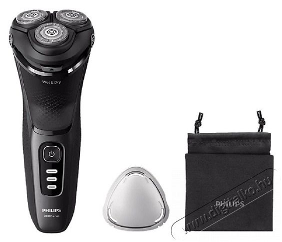 PHILIPS Series 3000 S3244/12 elektromos borotva Sz&eacute;ps&eacute;g&aacute;pol&aacute;s / Eg&eacute;szs&eacute;g - Szőrtelen&iacute;tő / borotva - F&eacute;rfi borotva - 501924