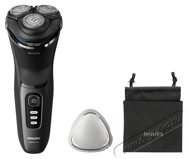 PHILIPS Series 3000 S3244/12 elektromos borotva Sz&eacute;ps&eacute;g&aacute;pol&aacute;s / Eg&eacute;szs&eacute;g - Szőrtelen&iacute;tő / borotva - F&eacute;rfi borotva - 501924