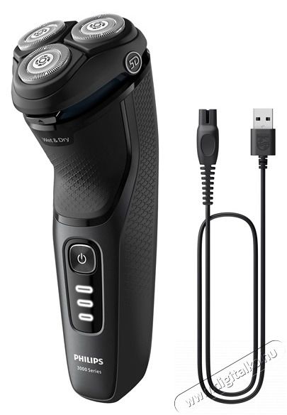 PHILIPS Series 3000 S3244/12 elektromos borotva Sz&eacute;ps&eacute;g&aacute;pol&aacute;s / Eg&eacute;szs&eacute;g - Szőrtelen&iacute;tő / borotva - F&eacute;rfi borotva - 501924