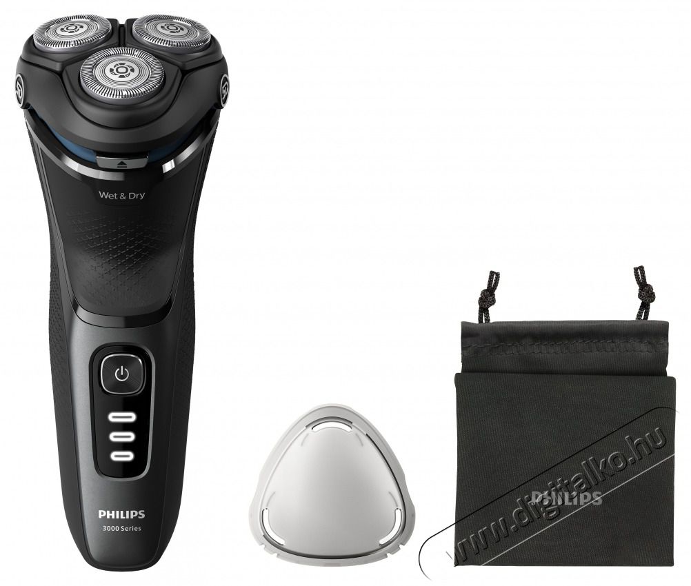 PHILIPS Series 3000 S3244/12 elektromos borotva Sz&eacute;ps&eacute;g&aacute;pol&aacute;s / Eg&eacute;szs&eacute;g - Szőrtelen&iacute;tő / borotva - F&eacute;rfi borotva - 501924
