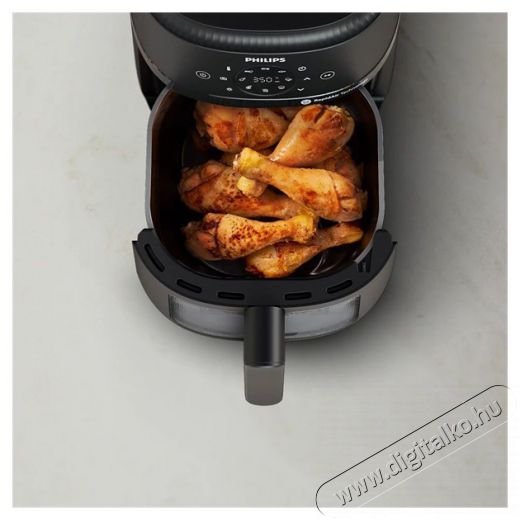PHILIPS Airfryer 2000 L NA220/00 fekete 4,2 L forr&oacute;levegős s&uuml;tő (air fryer/airfryer) Konyhai term&eacute;kek - Konyhai kisg&eacute;p (s&uuml;t&eacute;s / főz&eacute;s / hűt&eacute;s / &eacute;telk&eacute;sz&iacute;t&eacute;s) - L&eacute;gkever&eacute;ses főzőg&eacute;p / elektromos kukta / multifunkci&oacute;s s&uuml;tő - 503121