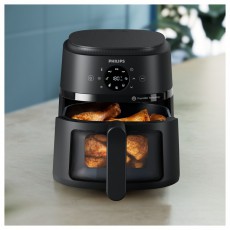 PHILIPS Airfryer 2000 L NA220/00 fekete 4,2 L forr&oacute;levegős s&uuml;tő (air fryer/airfryer) Konyhai term&eacute;kek - Konyhai kisg&eacute;p (s&uuml;t&eacute;s / főz&eacute;s / hűt&eacute;s / &eacute;telk&eacute;sz&iacute;t&eacute;s) - L&eacute;gkever&eacute;ses főzőg&eacute;p / elektromos kukta / multifunkci&oacute;s s&uuml;tő - 503121