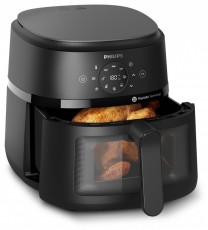 PHILIPS Airfryer 2000 XL NA230/00 fekete 6,2 L forr&oacute;levegős s&uuml;tő Konyhai term&eacute;kek - Konyhai kisg&eacute;p (s&uuml;t&eacute;s / főz&eacute;s / hűt&eacute;s / &eacute;telk&eacute;sz&iacute;t&eacute;s) - L&eacute;gkever&eacute;ses főzőg&eacute;p / elektromos kukta / multifunkci&oacute;s s&uuml;tő - 503119