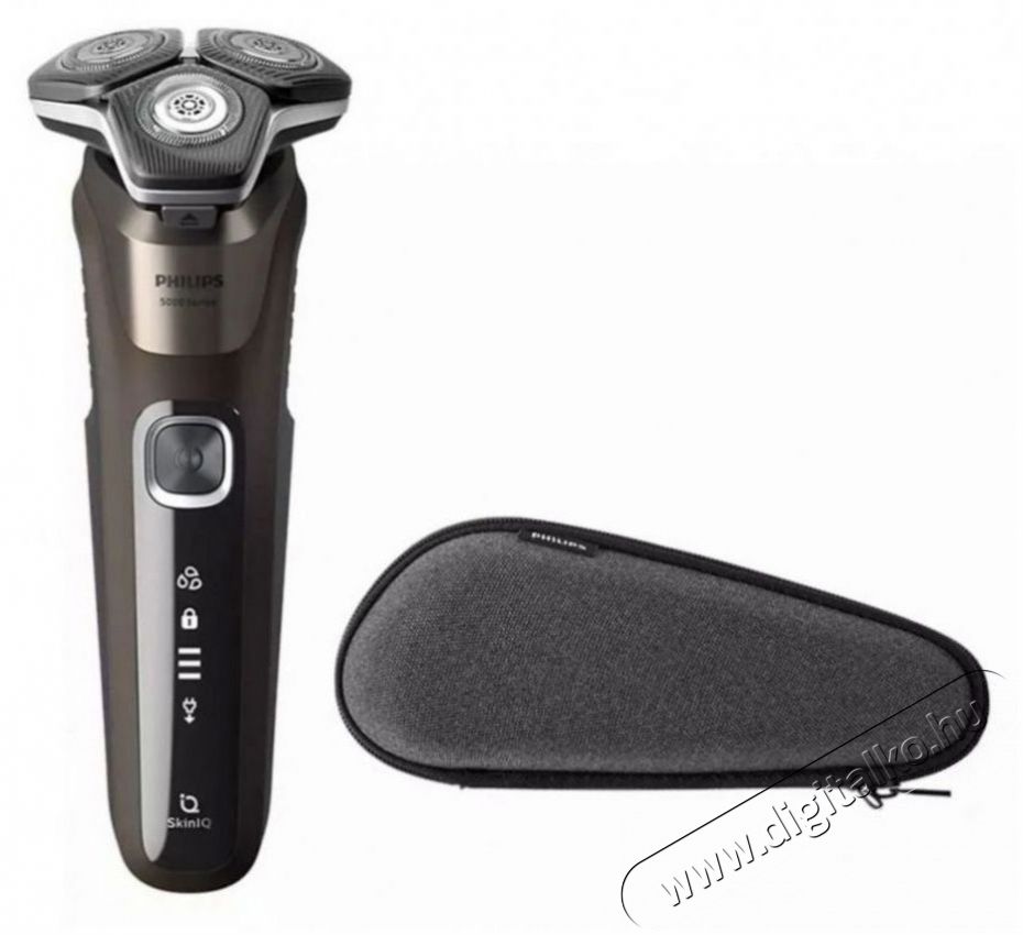PHILIPS Series 5000 SkinIQ S5886/30 Elektromos borotva Sz&eacute;ps&eacute;g&aacute;pol&aacute;s / Eg&eacute;szs&eacute;g - Szőrtelen&iacute;tő / borotva - F&eacute;rfi borotva - 505064