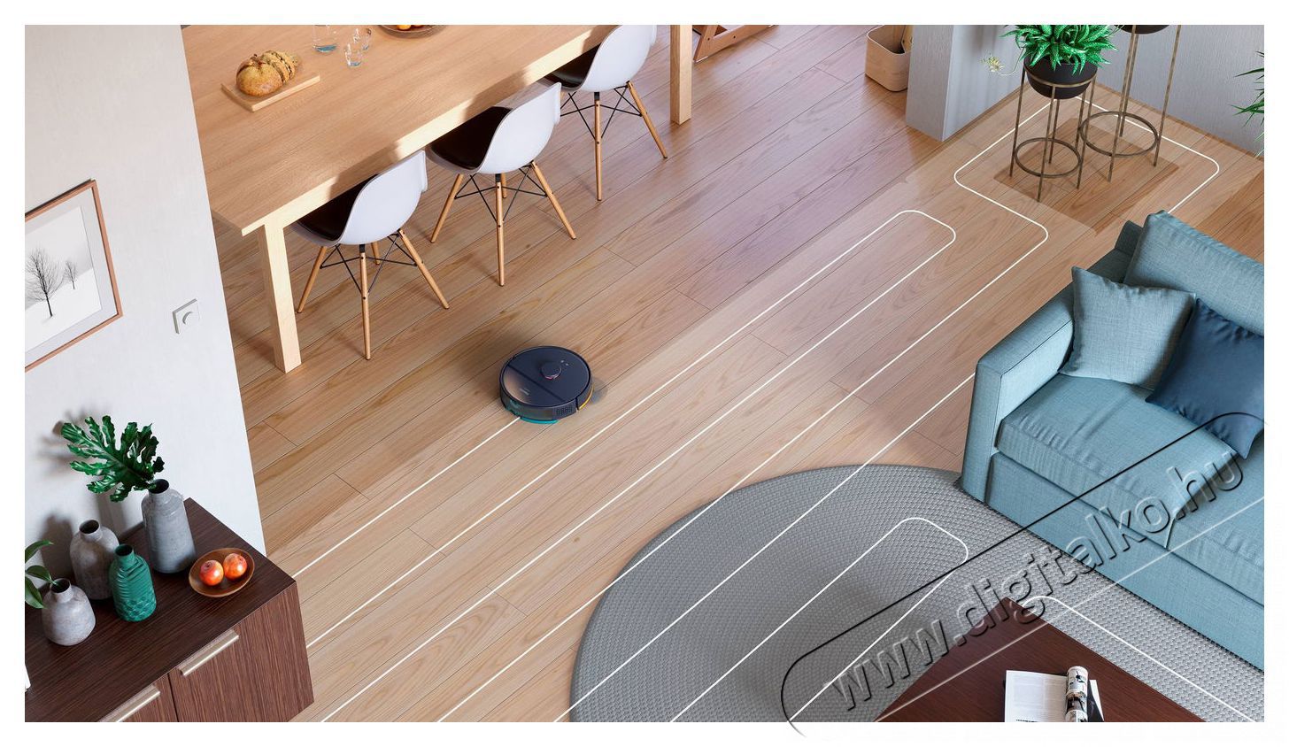 PHILIPS HomeRun 2000 Aqua XU2000/10 H&aacute;ztart&aacute;s / Otthon / K&uuml;lt&eacute;r - Porsz&iacute;v&oacute; / takar&iacute;t&oacute;g&eacute;p - Robotporsz&iacute;v&oacute; - 503608