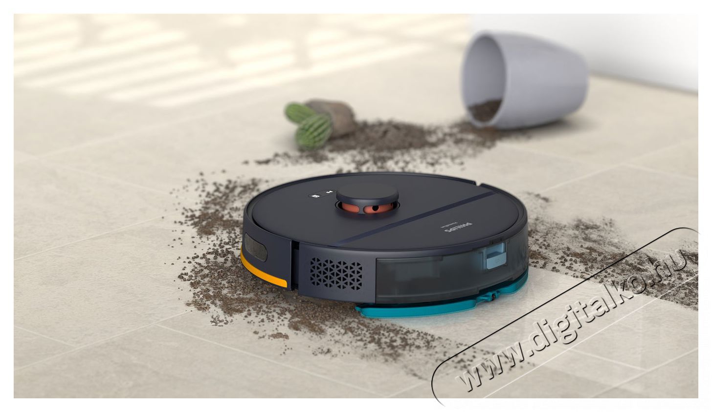 PHILIPS HomeRun 2000 Aqua XU2000/10 H&aacute;ztart&aacute;s / Otthon / K&uuml;lt&eacute;r - Porsz&iacute;v&oacute; / takar&iacute;t&oacute;g&eacute;p - Robotporsz&iacute;v&oacute; - 503608