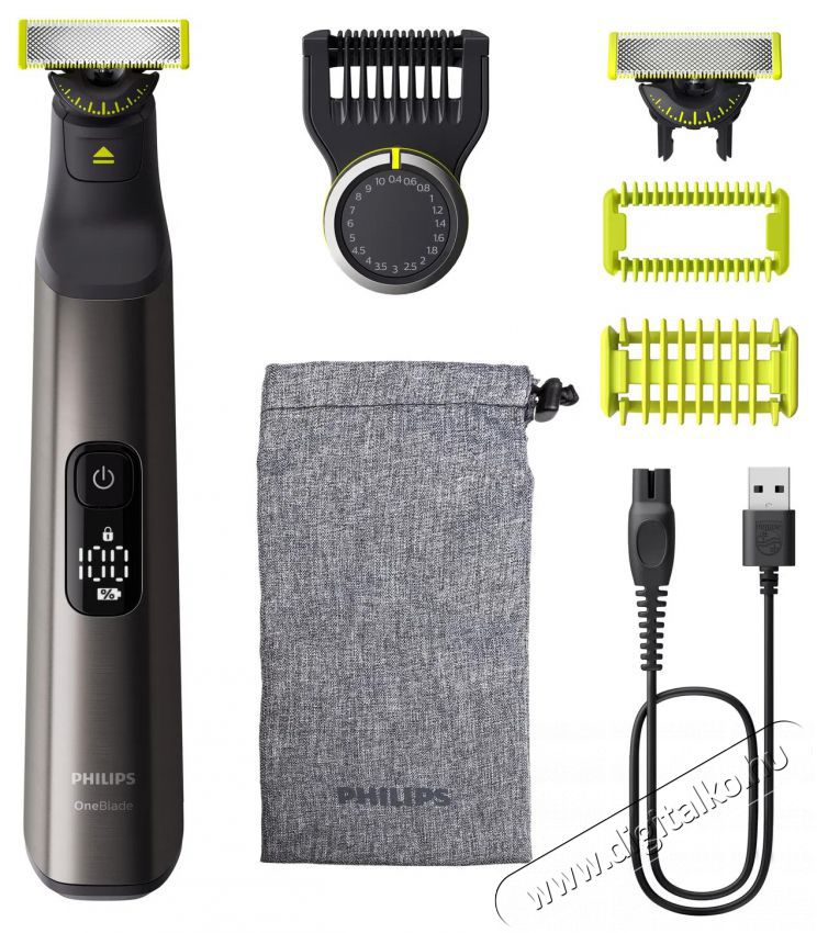 PHILIPS OneBlade Pro QP6552/30 hibrid borotva Sz&eacute;ps&eacute;g&aacute;pol&aacute;s / Eg&eacute;szs&eacute;g - Szőrtelen&iacute;tő / borotva - F&eacute;rfi borotva - 505147