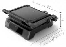 PHILIPS HD6307/70 Series 7000 Elektromos grill Konyhai term&eacute;kek - Konyhai kisg&eacute;p (s&uuml;t&eacute;s / főz&eacute;s / hűt&eacute;s / &eacute;telk&eacute;sz&iacute;t&eacute;s) - Kontakt grill s&uuml;tő / s&uuml;tőlap - 505201