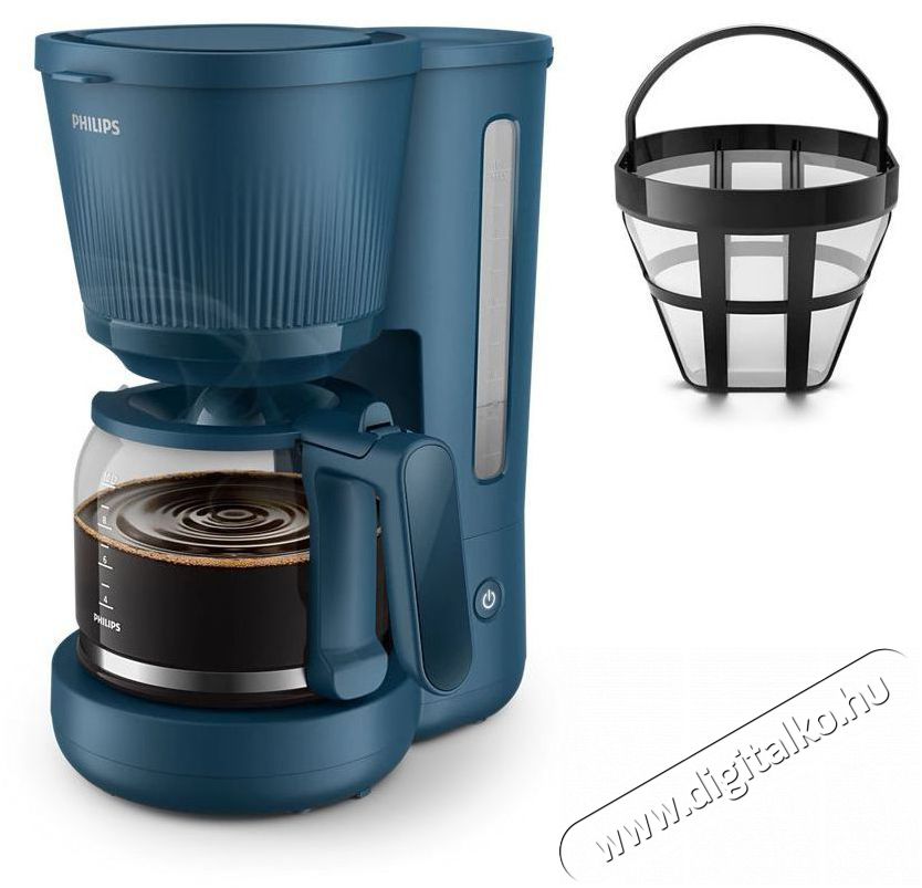 PHILIPS HD7411/70 sorozat 3000 k&aacute;v&eacute;főző Konyhai term&eacute;kek - K&aacute;v&eacute;főző / k&aacute;v&eacute;&ouml;rlő / kieg&eacute;sz&iacute;tő - Pressz&oacute; k&aacute;v&eacute;főző - 505199