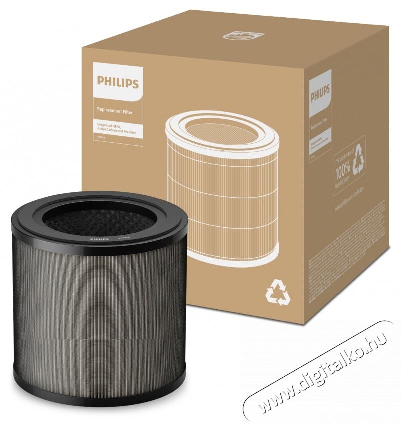 PHILIPS FY0910/30 2 IN 1 NANOPROTECT HEPA &Eacute;S AKT&Iacute;V SZ&Eacute;NSZŰRŐ Konyhai term&eacute;kek - P&aacute;raelsz&iacute;v&oacute; - Szűrő - 506572