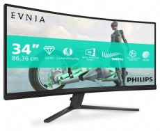 PHILIPS 34 34M2C3500L/00 WQHD VA 180Hz HDMI/DP &iacute;velt gamer monitor Iroda &eacute;s sz&aacute;m&iacute;t&aacute;stechnika - Monitor - Monitor - 508395