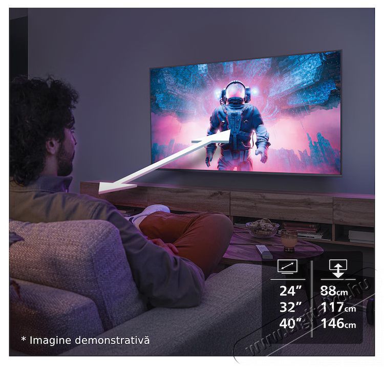 PHILIPS 24PHS6000/12 LED telev&iacute;zi&oacute; Telev&iacute;zi&oacute;k - LED telev&iacute;zi&oacute; - 720p HD Ready felbont&aacute;s&uacute; - 505969