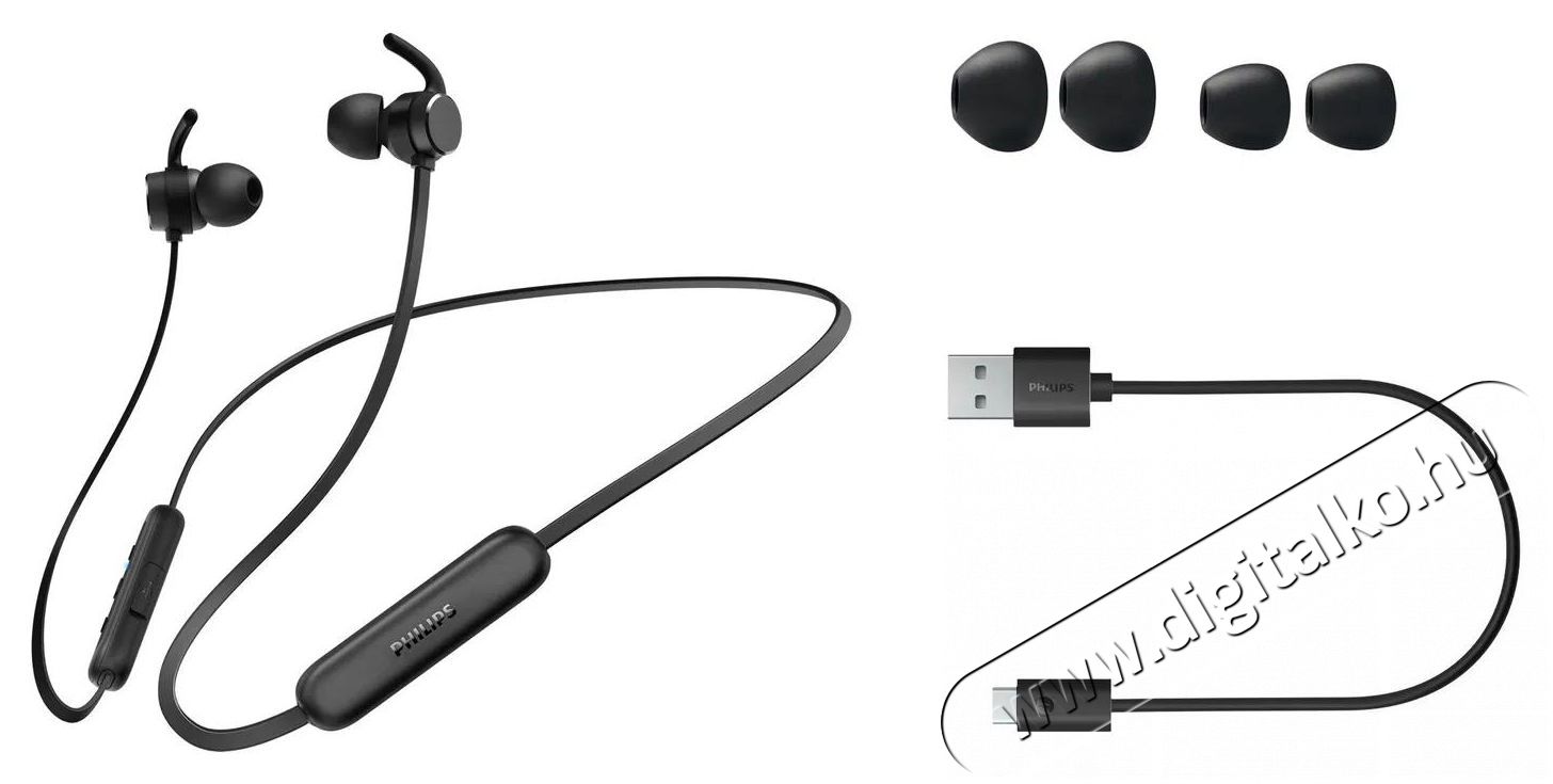 PHILIPS TAE1209BK/00, fekete Audio-Video / Hifi / Multim&eacute;dia - F&uuml;l &eacute;s Fejhallgat&oacute;k - F&uuml;lhallgat&oacute; - 510153