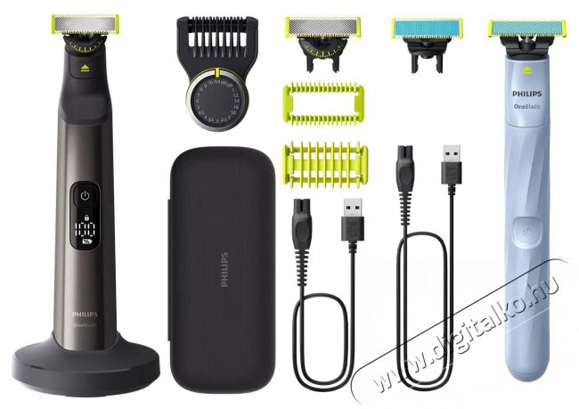 PHILIPS OneBlade Pro 360 QP6652/61 + Philips OneBlade First Shave QP1324/30 Sz&eacute;ps&eacute;g&aacute;pol&aacute;s / Eg&eacute;szs&eacute;g - Szőrtelen&iacute;tő / borotva - F&eacute;rfi borotva - 512164