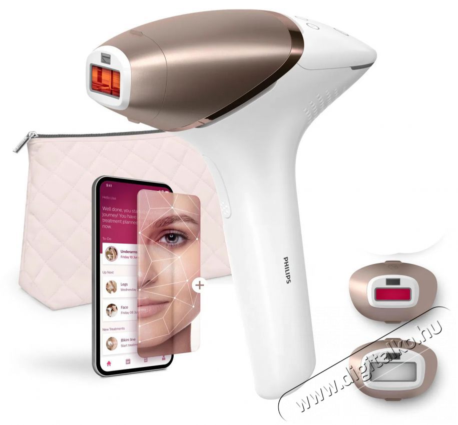 PHILIPS Lumea IPL 9900 BRI950/01 Sz&eacute;ps&eacute;g&aacute;pol&aacute;s / Eg&eacute;szs&eacute;g - Szőrtelen&iacute;tő / borotva - Női szőrtelen&iacute;tő - 512173