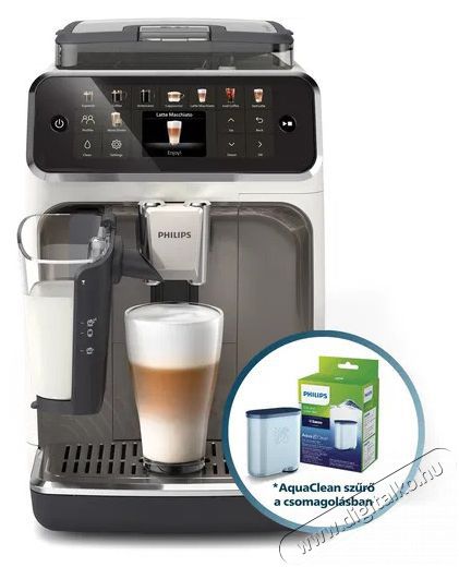 PHILIPS Series 5500 LatteGo EP5545/70 Konyhai term&eacute;kek - K&aacute;v&eacute;főző / k&aacute;v&eacute;&ouml;rlő / kieg&eacute;sz&iacute;tő - Automata k&aacute;v&eacute;főző - 512768