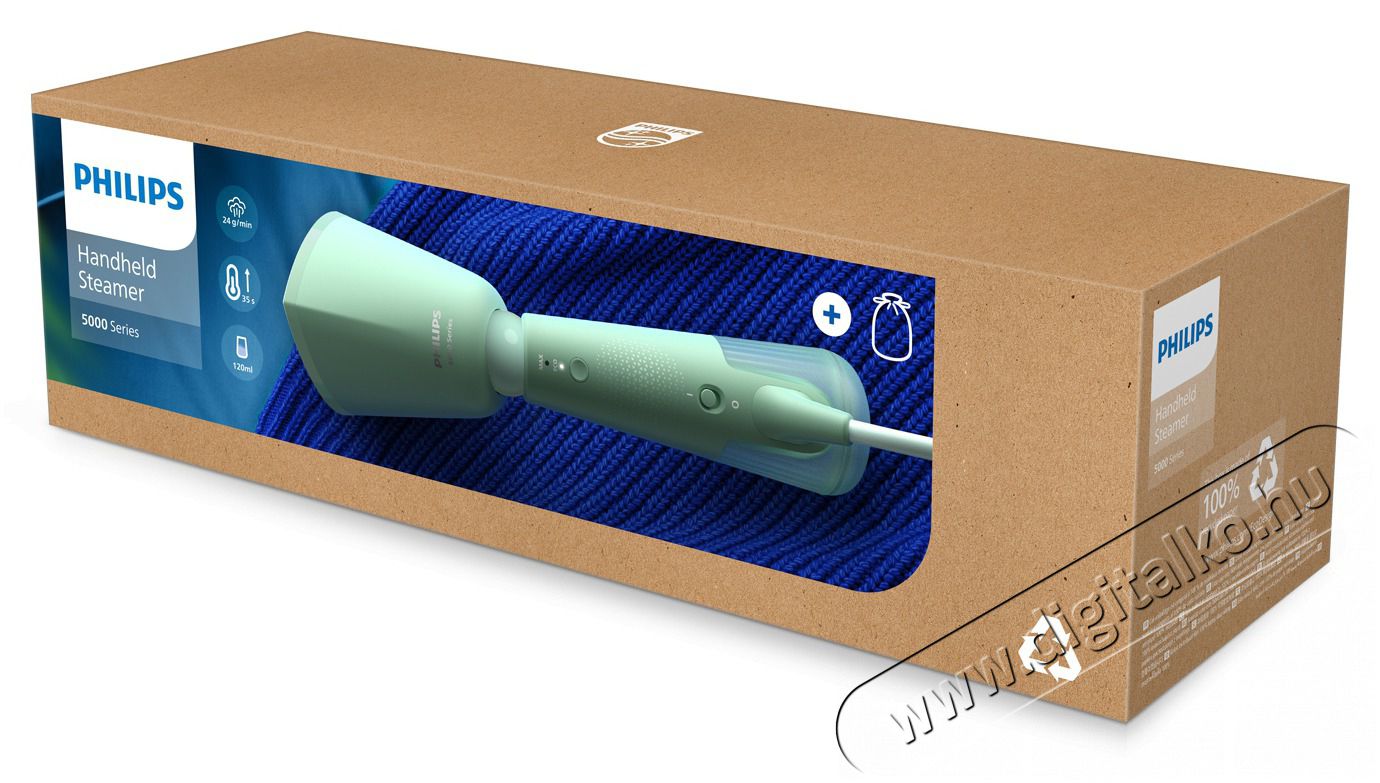 PHILIPS Series 5000 STH5010/70 k&eacute;zi gőz&ouml;lő H&aacute;ztart&aacute;s / Otthon / K&uuml;lt&eacute;r - Vasal&oacute; - Gőz&aacute;llom&aacute;s - 514011