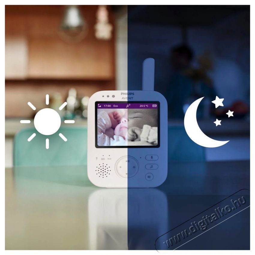 PHILIPS SCD891/26 AVENT DIGIT&Aacute;LIS B&Eacute;BIŐR Sz&eacute;ps&eacute;g&aacute;pol&aacute;s / Eg&eacute;szs&eacute;g - Baba mama term&eacute;k - B&eacute;biőr / babafigyelő - 518029