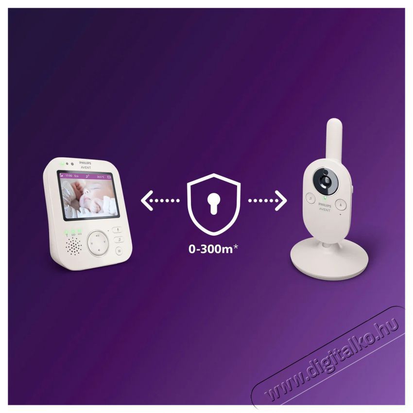 PHILIPS SCD891/26 AVENT DIGIT&Aacute;LIS B&Eacute;BIŐR Sz&eacute;ps&eacute;g&aacute;pol&aacute;s / Eg&eacute;szs&eacute;g - Baba mama term&eacute;k - B&eacute;biőr / babafigyelő - 518029