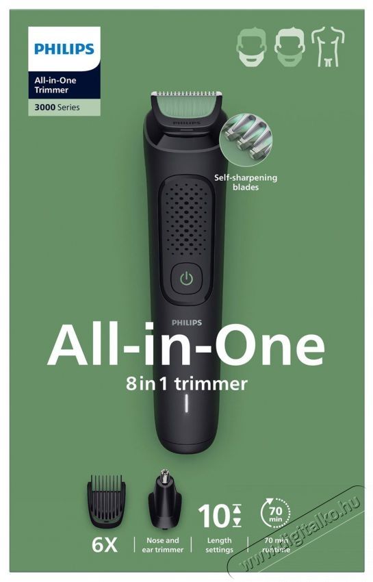 PHILIPS Series 3000 MG3940/15 Sz&eacute;ps&eacute;g&aacute;pol&aacute;s / Eg&eacute;szs&eacute;g - Szőrtelen&iacute;tő / borotva - F&eacute;rfi borotva - 519038
