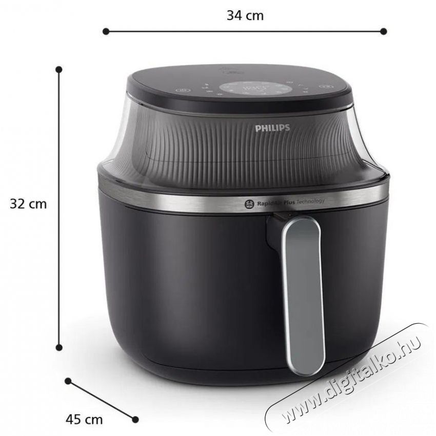 PHILIPS 3000 Series XXL NA341/00 Konyhai kisg&eacute;p (s&uuml;t&eacute;s / főz&eacute;s / hűt&eacute;s / &eacute;telk&eacute;sz&iacute;t&eacute;s) Konyhai term&eacute;kek - Konyhai kisg&eacute;p (s&uuml;t&eacute;s / főz&eacute;s / hűt&eacute;s / &eacute;telk&eacute;sz&iacute;t&eacute;s) - Olajs&uuml;tő - 521043