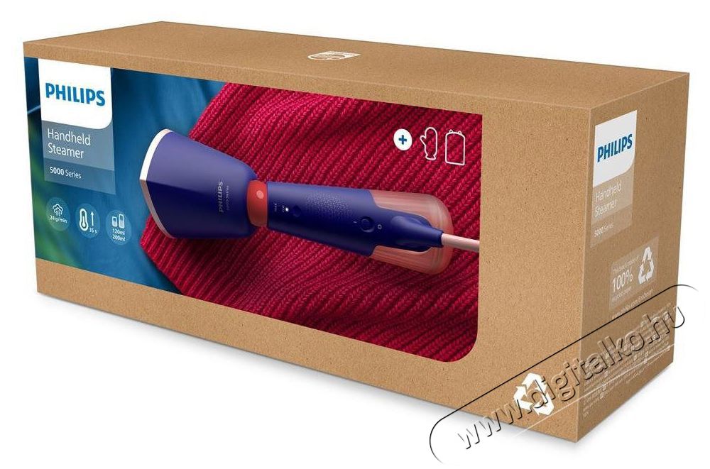 PHILIPS Series 5000 STH5030/20 Ruhagőz&ouml;lő H&aacute;ztart&aacute;s / Otthon / K&uuml;lt&eacute;r - Egy&eacute;b h&aacute;ztart&aacute;si term&eacute;k - 525628