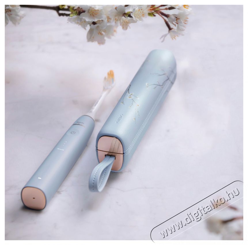 PHILIPS Sonicare 9900 DiamondClean Prestige Limited Edition Baby Blue HX9997/32 Elektromos fogkefe Sz&eacute;ps&eacute;g&aacute;pol&aacute;s / Eg&eacute;szs&eacute;g - Sz&aacute;j / fog &aacute;pol&aacute;s - Elektromos fogkefe - 525677