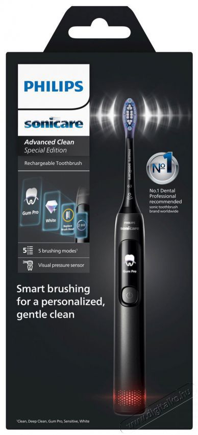 PHILIPS Sonicare Advanced Clean HX3792/11 Elektromos fogkefe Sz&eacute;ps&eacute;g&aacute;pol&aacute;s / Eg&eacute;szs&eacute;g - Sz&aacute;j / fog &aacute;pol&aacute;s - Elektromos fogkefe - 525678