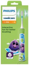 PHILIPS Sonicare for Kids HX6352/11 Elektromos fogkefe Sz&eacute;ps&eacute;g&aacute;pol&aacute;s / Eg&eacute;szs&eacute;g - Sz&aacute;j / fog &aacute;pol&aacute;s - Elektromos fogkefe - 525682