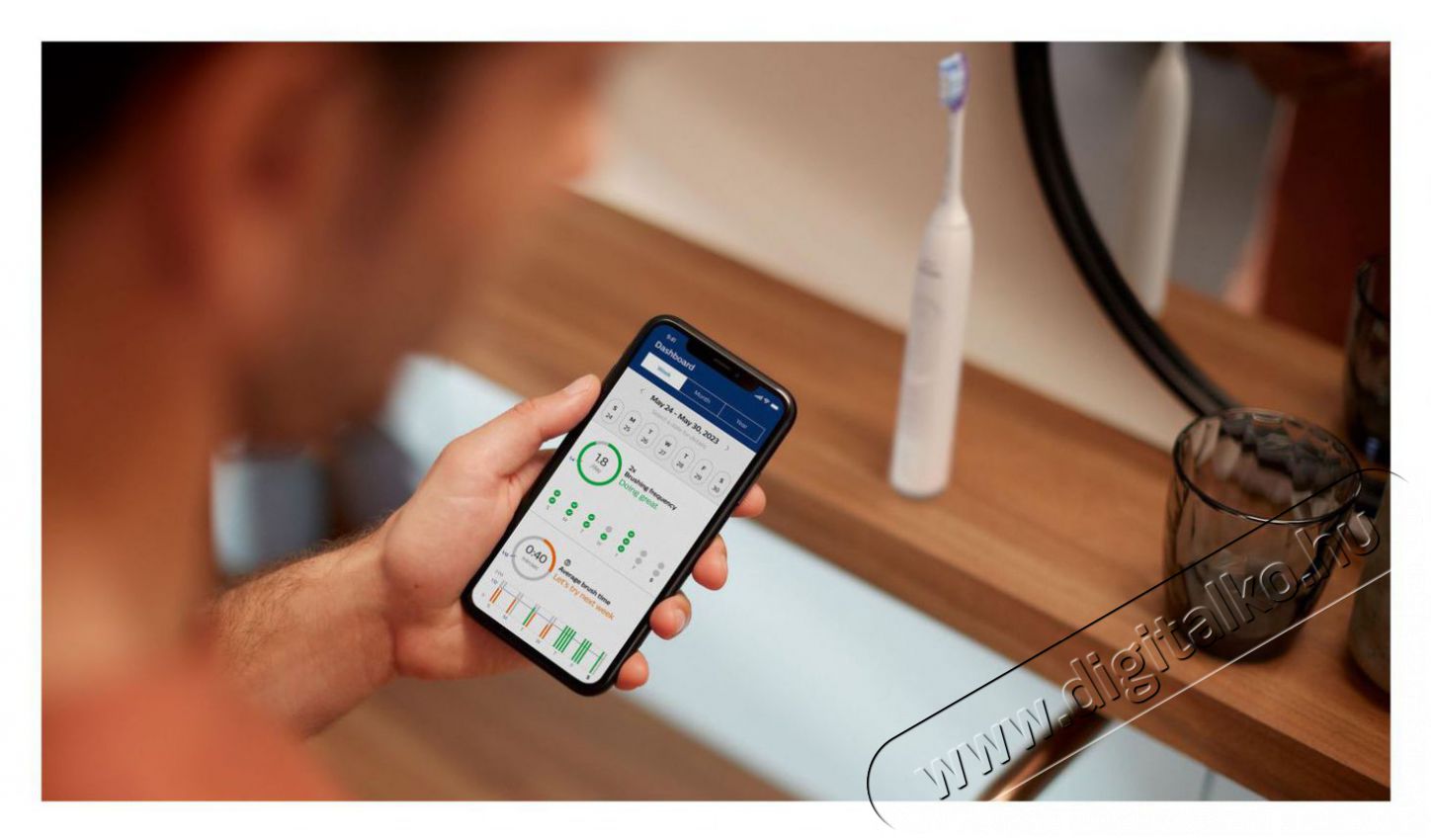 PHILIPS Sonicare 7100 HX7420/02 Elektromos fogkefe Sz&eacute;ps&eacute;g&aacute;pol&aacute;s / Eg&eacute;szs&eacute;g - Sz&aacute;j / fog &aacute;pol&aacute;s - Elektromos fogkefe - 525668